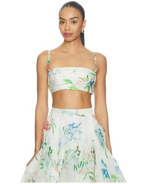 La Fuori Bralette Top - White