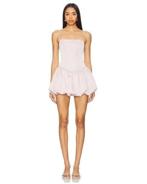 knee length dresses for ladies Miss Circle Women Palesa Pink Ballet Style Embroidered Bubble Hem Mini Dress main image 0