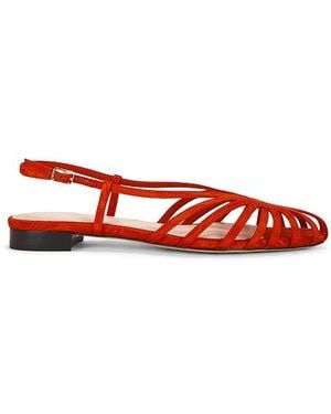 Loeffler Randall Sandalia Destalonada Devon En Color Rojo Talla (También En 8)