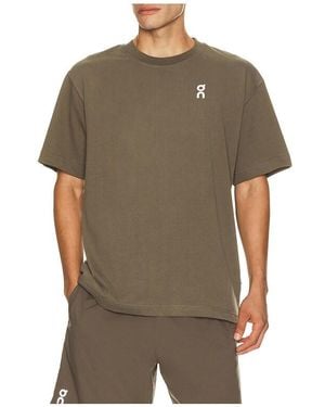 On Shoes Club Tee - Brown