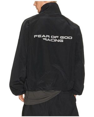 Fear Of God Modern Moto Track Jacket - Black