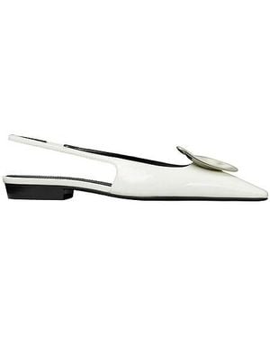 Tory Burch Patos Slingback Flat - White
