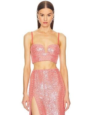 Michael Costello X Revolve Catiana Top - Pink