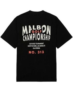 Malbon Golf Championship T-Shirt - Black