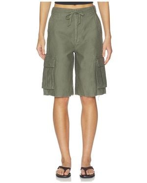 Mother The Free Fall Short Fray - Green