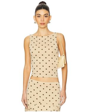 With Jean Maeve Top - Natural