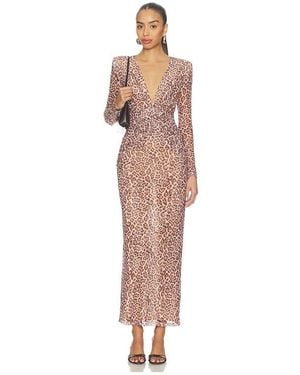 PATBO Panthera Tulle Maxi Dress - Natural