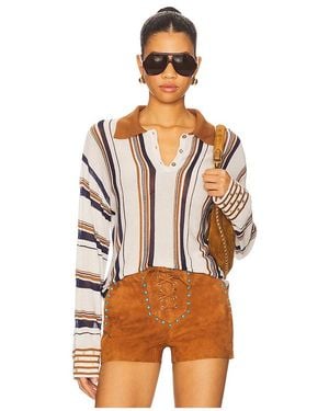 Siedres Ira Top En Color Blanco Talla (También En Xs, S, M) - Naranja