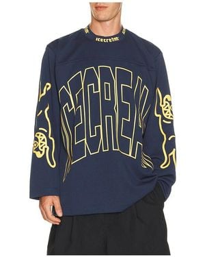 ICECREAM Returner Long Sleeve Tee - Blue