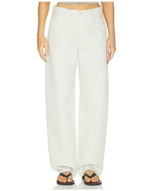 SLVRLAKE Denim JAMBE BARREL TESS en White - Blanc