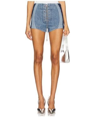 retroféte Short Vaquero Aleyna En Color Azul Talla En