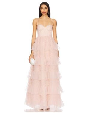 Lovers + Friends Alba Gown - Natural