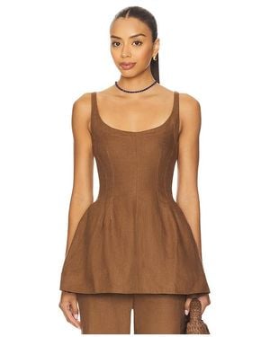 Faithfull the Brand Syna Top - Brown