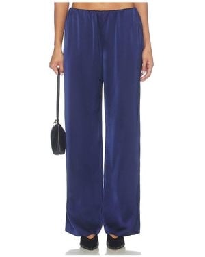 Lovers + Friends Alette Satin Pants - Blue