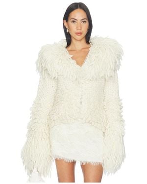 LoveShackFancy Ilyana Jacket - White