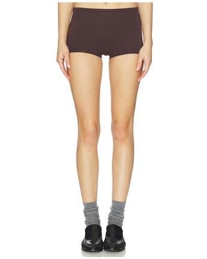 ÉTERNE Shorty En Color Chocolate Talla (También En Xl) - Negro