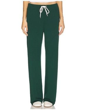 Monrow Straight Leg Vintage Sweatpants - Green
