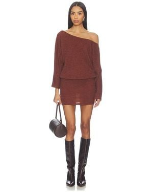 Bella Venice X Revolve Izzy Sweater Dress - Red