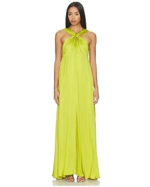 Essentiel Antwerp Jaycee Halterneck Maxi Dress - Yellow