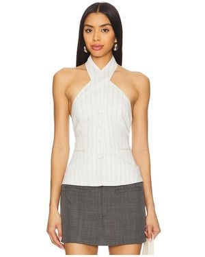 ALL THE WAYS Selene Top - White