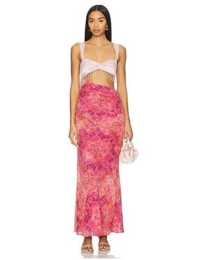 Runaway the Label Alzona Maxi Dress - Red