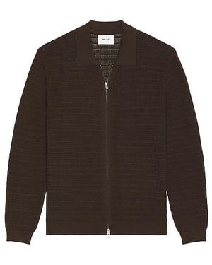 NN07 Langarm Pullover Gustav - Braun