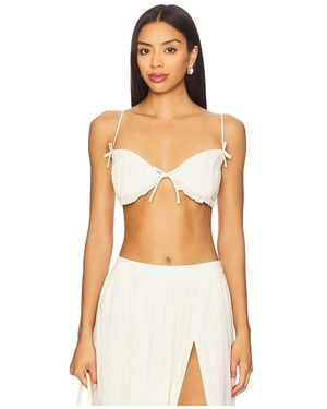 MAJORELLE Lindy Bra Top - White