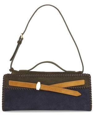 Veronica Beard Kleine Beuteltasche Whipstitch Loop - Schwarz