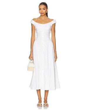 LPA Mira Midi Dress - White