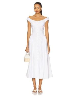 LPA Mira Midi Dress - White