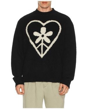 AllSaints Finden Crew Neck Jumper - Black