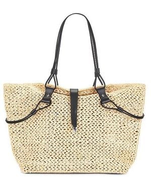 IRO Bolso Lasso Rafia En Color Neutral Talla - Neutro