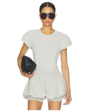 Norma Kamali Body Estilo Bomber De Manga Casquillo En Color Gris Claro Talla (También En Xs, Xxs, S, M, Xl) - Blanco