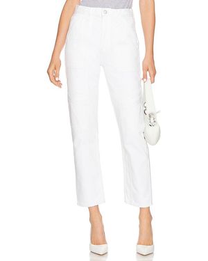 Agolde Cooper Cargo Jeans - White
