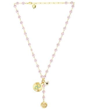 Elizabeth Cole Galia Necklace - White