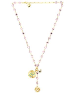 Elizabeth Cole Galia Necklace - White