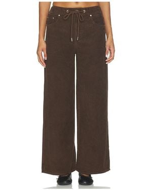 ALIGNE Alicia Cord Trouser - Brown