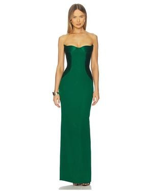 Gaurav Gupta X Revolve Petal Column Gown - Verde
