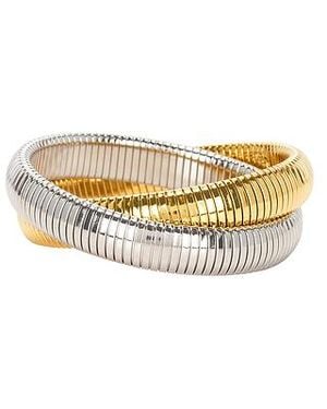 BRACHA Brazalete She's Kind En Color Oro Metálico Talla - Blanco
