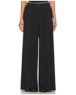 Lunya PANTALON LARGE ORGANIC PIMA en Black - Noir