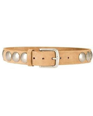 Lamarque X Revolve Disc Studded Belt - Weiß