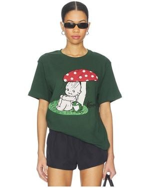 The Forecast Agency Kewpie Mushroom Frog Tee - Green