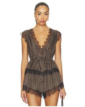 FRANÃOISE Lisette Top - Brown