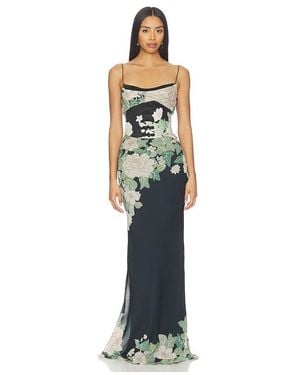 SAU LEE Esme Dress - Blue
