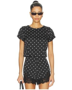 Line & Dot Sophie Top - Black