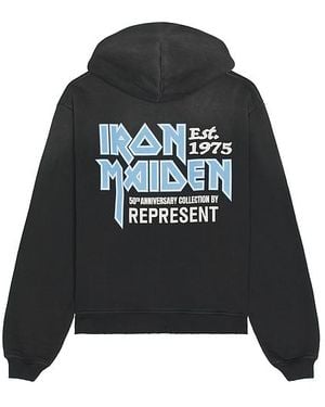 Represent Hoodie Iron Maiden - Schwarz