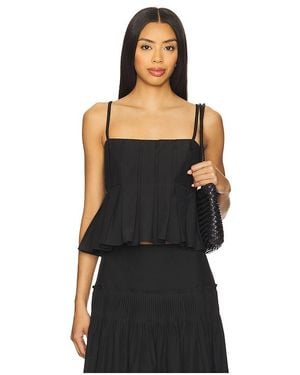 Theory Hi Low Cami Top - Black