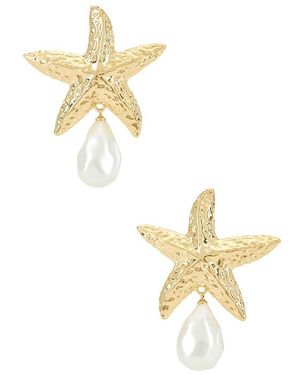 Self-Portrait Earrings イヤリング - メタリック