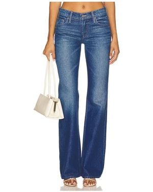 Mother Bootcut The Takeout - Blau