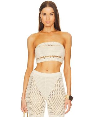 retroféte Luiz Strapless Top - Multicolour
